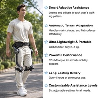 Robot d'assistance de hanche électrique avancé avec puissance réglable à 6 niveaux pour le soutien de la marche Dispositif de rééducation d'exosquelette extérieur