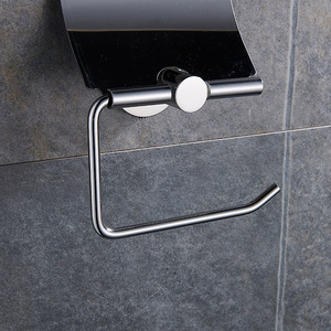 Saint Ruijia <b>Toilet</b> Paper Holder Chrome Plated Wall Mounted Bathroom <b>Accessory</b> 10 Kg Load Capacity - Product Image 2