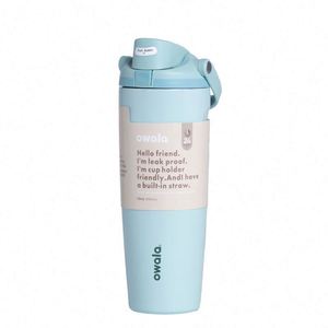 Style for Luxury 30oz <b>Portable</b> <b>Vacuum</b> Insulated Stainless Steel Cup with Dual Drinking Straw for Students and Outdoor Use - Product Image 6