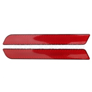 Side <b>Box</b> Reflector Motorcycle Reflective Strip Red <b>Plastic</b> 15cm X 2cm 16.2cm X 2.3cm For Saddlebag Side Case Cover - Product Image 1