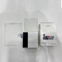 Interrupteur intelligent Tuya Smart Life Zigbee avec écran LED DIY pour lettres, boutons blancs, noirs, gris, dorés, pour toute la maison, hôtel