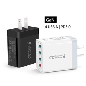HNT Nouvelle Tendance Chargeur Mural Multi-Ports 30W GaN PD QC3.0 4-USB à Charge Rapide avec Certification CE FCC <span class=keywords><strong>pour</strong></span> Ordinateur de Bureau et Téléphone Mobile - Product Image 1