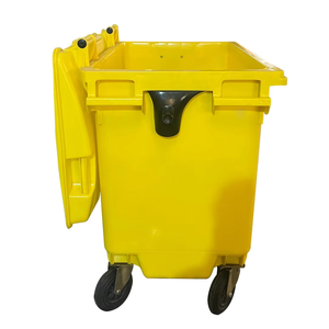 PP Plastic Standing Wheelie <b>Bin</b> Home Hotel Bathroom Kitchen <b>Storage</b> <b>Recycling</b> Feature Portable BDB 660L Outdoor Pedal Dustbin - Product Image 2