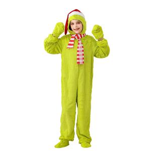 <span class=keywords><strong>Disfraz</strong></span> Navideño para Niñas, <span class=keywords><strong>Disfraz</strong></span> de Monstruo Peludo Verde <span class=keywords><strong>Grinch</strong></span>, <span class=keywords><strong>Disfraz</strong></span> de Papá Noel para Actuaciones Infantiles en Fiestas - Product Image 2