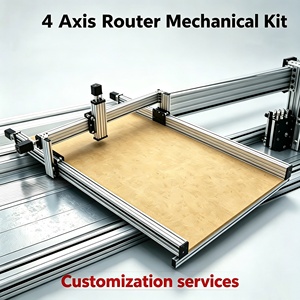 1000x1500mm <span class=keywords><strong>CNC</strong></span>-Mechanikbausatz mit 4x NEMA23 Motoren für Holzfräsen - Product Image 1