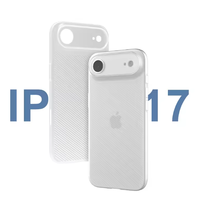 Coque de téléphone portable ultra-fine pour iPhone 17, étui original Stone Island en PP ondulé, luxe, vente en gros