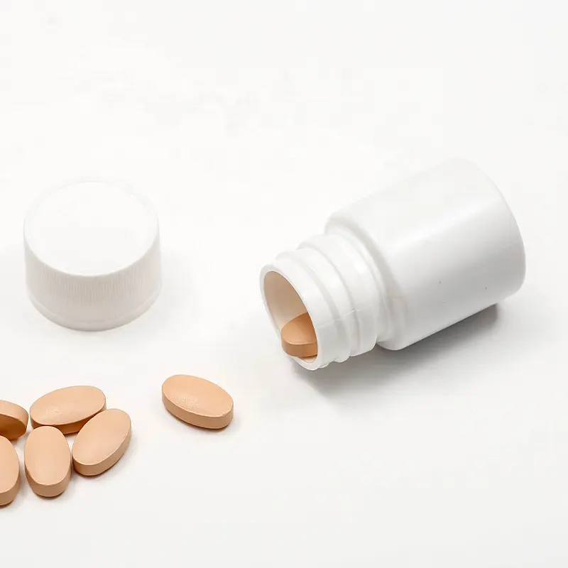 30ml Fabricant blanc couleur PE-HD en plastique Pop Top flacon de pilules médecine pilule bouteille en plastique avec bouchon à vis