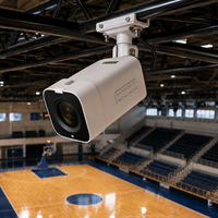 4K 60FPS 12X Zoom Optik NDI | Kamera PTZ HX2 dengan Mikrofon Terintegrasi Sensor CMOS 3G-SDI HDMI USB 3.0 untuk Siaran Langsung Olahraga di Stadion