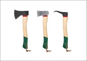 เครื่องมือตะขอไม้ sappie loging axe felled hookaroon sappie axe - Product Image 3