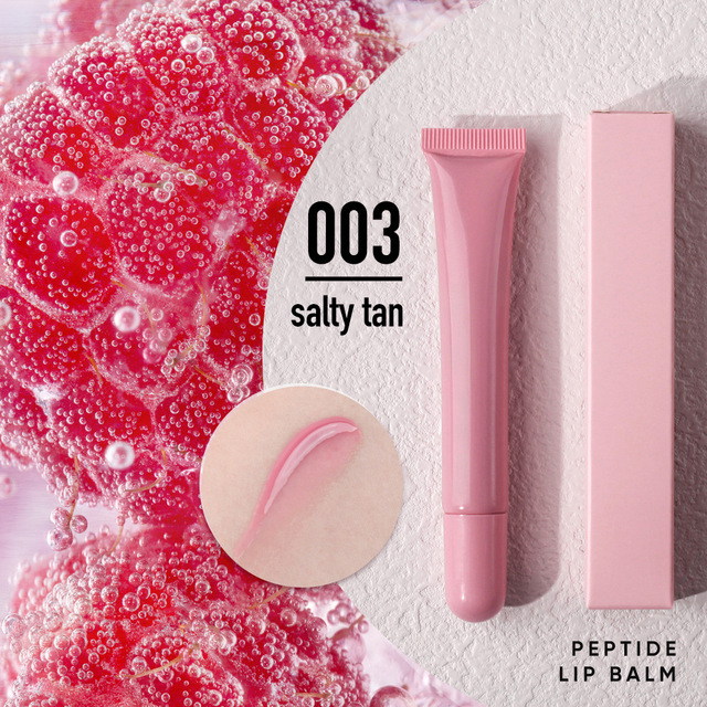 High Quality Soft-Tube Peptide Lipstick Moisturizing Vegan Private Label Liquid Lip Balm Moisturizing Gloss Lip Oil Customized