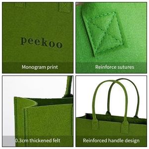 Bolsa de Mano Personalizada de Gran Capacidad, Portátil, de Fieltro, para Exteriores, en Varios Colores, para Promoción 2026 - Product Image 6