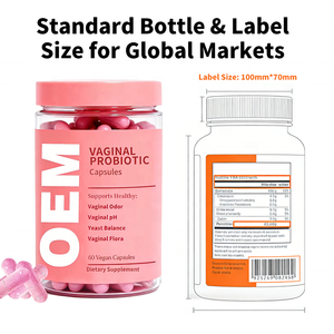 Cápsulas Probióticas Vaginales con Equilibrio del pH para Mujeres, Lanzamiento Rápido con MOQ Bajo para Vendedores FBA, Cumplimiento de COA, Prueba de Terceros - Product Image 4