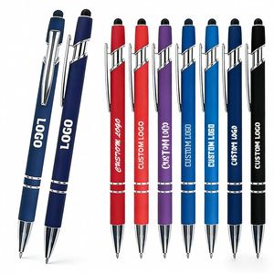 Bolígrafo Metálico con Punta Táctil, Colorido, Personalizable con Logotipo de Empresa, para Publicidad, Oficina, Regalo Promocional - Product Image 1