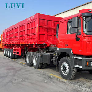 Semirremolque LUYI de 4 Ejes con Volteo Lateral, con una Capacidad de Carga de 150 Toneladas, Exportado a Guinea - Product Image 2