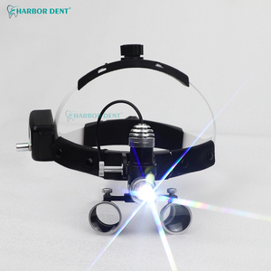 Loupes dentaires électriques réglables avec LED, <span class=keywords><strong>loupe</strong></span> binoculaire grossissante 2,5X/3,5X, lampe frontale rechargeable pour dentisterie - Product Image 5