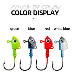10g/15g/20g/28g/40g 리드 헤드 미끼 낚시 후크 수영 미끼 지그 헤드 바닷물 낚시 지그 헤드 플랫 지그 후크 - Product Image 3