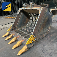 Harga Grosir Pabrik Excavator Attachment Har-dox500 Heavy Duty Rock Bucket Grab Auger Construction Rakes Machinery