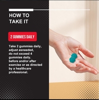Gummies de créatine monohydrate véganes à marque privée ODM/OEM, supplément alimentaire antioxydant pour la croissance et la force musculaire des adultes
