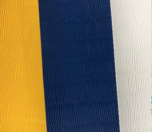 उच्च शक्ति 1.5 मीटर-3.2 मीटर चौड़ाई वाले वाटरप्रूफ pvc तिरपाल कपड़े के भ्रूण चमड़े की शैली कृत्रिम चमड़े के टैरपों का उपयोग करते हैं। - Product Image 6