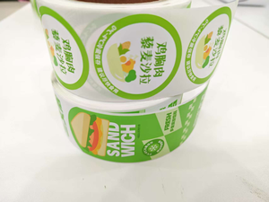 Hochklebende Langstreifen-Laminatetiketten für Haustier-Abfallbeutel, Babywindelbeutel und Ringverpackungen - Product Image 5