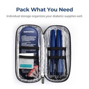 Sac isotherme pour médicaments diabétiques, étui de transport pour stylo à insuline avec blocs réfrigérants approuvés par la TSA - Product Image 5