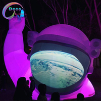 Accessoires de scène de festival de musique, astronautes gonflables décorés pour ballon extraterrestre gonflable