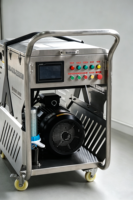 500Bar 22L/mnt 22kW Mesin Cuci Tekanan Tinggi Industri Mobile Tahan Air Laut LND QXA2250SW Mesin Pembersih Jet Air Laut
