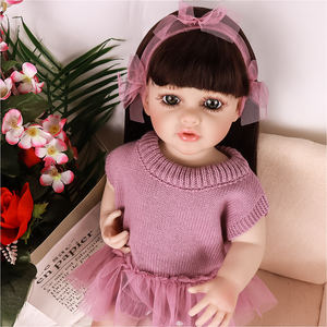 Gerçekçi silikon tam vücut el yapımı gerçekçi yeniden doğmuş yürümeye başlayan bebekler yaş için 3 + kız gerçekçi su geçirmez banyo bebek bebek - Product Image 4