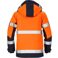 Vente en gros Nouveau design Veste de sécurité réfléchissante orange et noire Vêtements de protection résistants au feu Vestes ignifuges