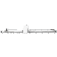 Découpeuse de tube de laser de la fibre 1.2kw/2kw/3kw/4kw avec l'axe rotatoire