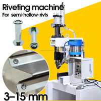 Machine à riveter pneumatique à alimentation automatique de haute précision pour rivets semi-tubulaires