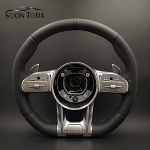 Volant en cuir pour Mercedes Ben AMG ML W164 W166 W211 W212 C117 W177 W222 W223 W218 C118 W251 W176 W204 W205 <span class=keywords><strong>C63s</strong></span> - Product Image 1