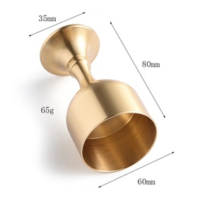 Copa de Vino/Licores de Latón de Alta Calidad, Estilo Vintage, con Tallo Largo, Venta al Por Mayor - Product Image 2