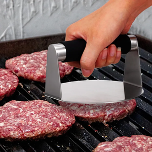 Kit de presse à smash burger 3/4/5/6 pièces, pour hamburgers, viande, steak, cuisson sur surface plane, grillades, plaque chauffante en acier inoxydable, accessoires pour <span class=keywords><strong>plancha</strong></span> - Product Image 4