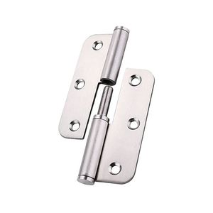 Charnière de porte pliante en acier inoxydable au design moderne, quincaillerie réglable à 180 degrés, garantie 4 ans, pour installations de loisirs - Product Image 1