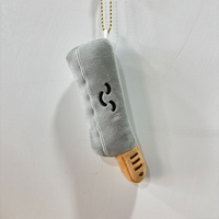 En gros : Jouets en peluche amusants en forme de couteau de cuisine, pendentifs de sac à dos, jouets pour enfants, poupées créatives, cadeaux de dessin animé, porte-clés en peluche