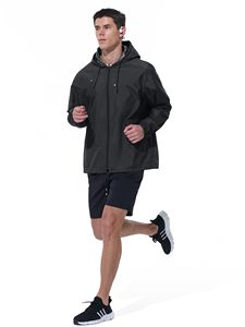 Chaqueta Cortavientos Plegable para Hombre, Impermeable, Ligera, para Correr, Viajar, Senderismo y Ciclismo - Product Image 5
