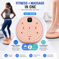 Plataforma de Ejercicio para el Hogar, Equipo de Entrenamiento Cardiovascular, Entrenamiento Diario del Core, Dispositivo de Entrenamiento Físico, Masajeador Magnético para Pies