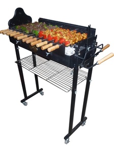 Parrilla Tradicional Griega Chipriota de Carbón y Asador Giratorio para <span class=keywords><strong>Kebab</strong></span>, Parrilla Chipriota para Barbacoa - Product Image 2