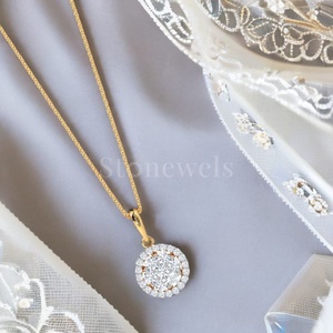 Clara Seven Plaqué or Certifié GIA Bijoux fins classiques pour femmes Pendentifs et breloques Zircon/Moissanite/Lab Grown/Diamant naturel - Product Image 5
