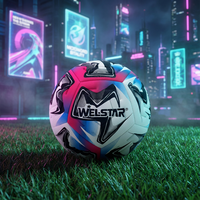 Ballons de football en cuir PVC personnalisables de haute qualité, écologiques, différents types, taille 5 officielle pour compétition professionnelle.