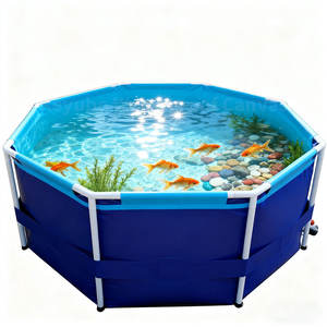 <span class=keywords><strong>Piscine</strong></span> <span class=keywords><strong>à</strong></span> eau ronde en plastique Keyubo 5*1m, robuste pour l'aquaculture, l'élevage de poissons et l'irrigation agricole - Product Image 3