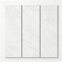 Dalles de sol vierges modernes antistatiques blanches Yanting Master Yanli, imitation mur de briques, brillantes, ignifuges, pour usage intérieur