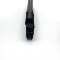Zwart Pvc Glas Douche Deur Magnetische Afdichting Strip