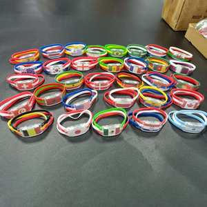 Bracelets en silicone personnalisés lumineux dans le noir pour événements, entrées de fête, avec lumière LED, en gros, pour supporters de football, sportifs - Product Image 3