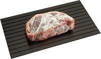 Plateau de décongélation rapide en aluminium conducteur pour barbecue, idéal pour la viande congelée – Gadget de cuisine et accessoires de grillade (vente en gros)