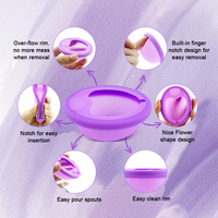 Vente en gros 100% Silicone médical Soins vaginaux période Copa Disque Menstruel Silicone