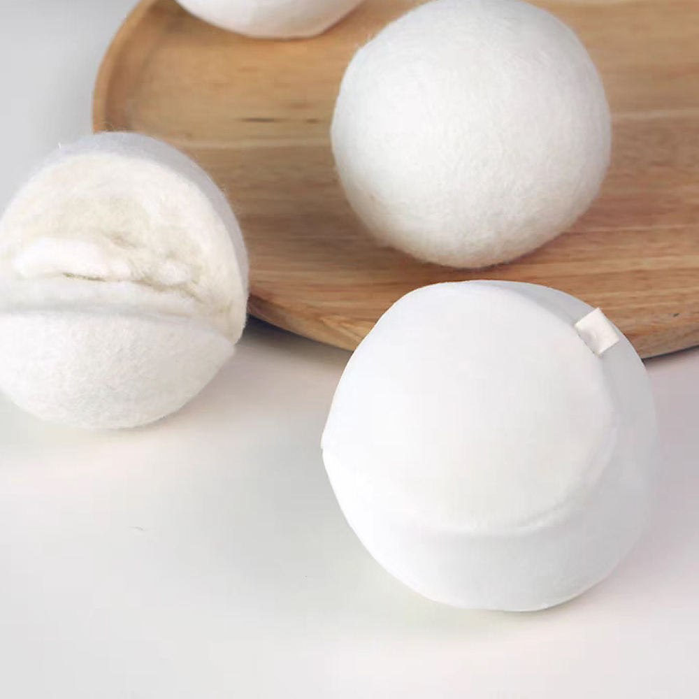 natural white wool dryer balls