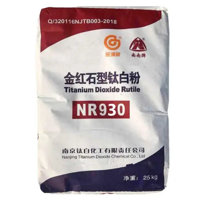 Rutile Titanium Dioxide NR930 with surface treatment of silicon oxide and alumina NR930 for paper making and plastic film