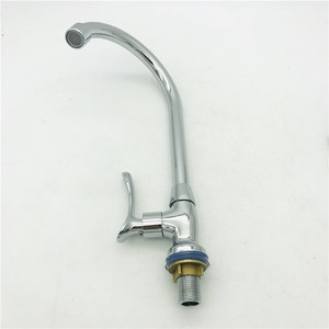 Robinet de cuisine vertical à eau froide unique, en cuivre raffiné, fabriqué en usine, nouveau, Water Knows Warmth A-10028 - Product Image 3